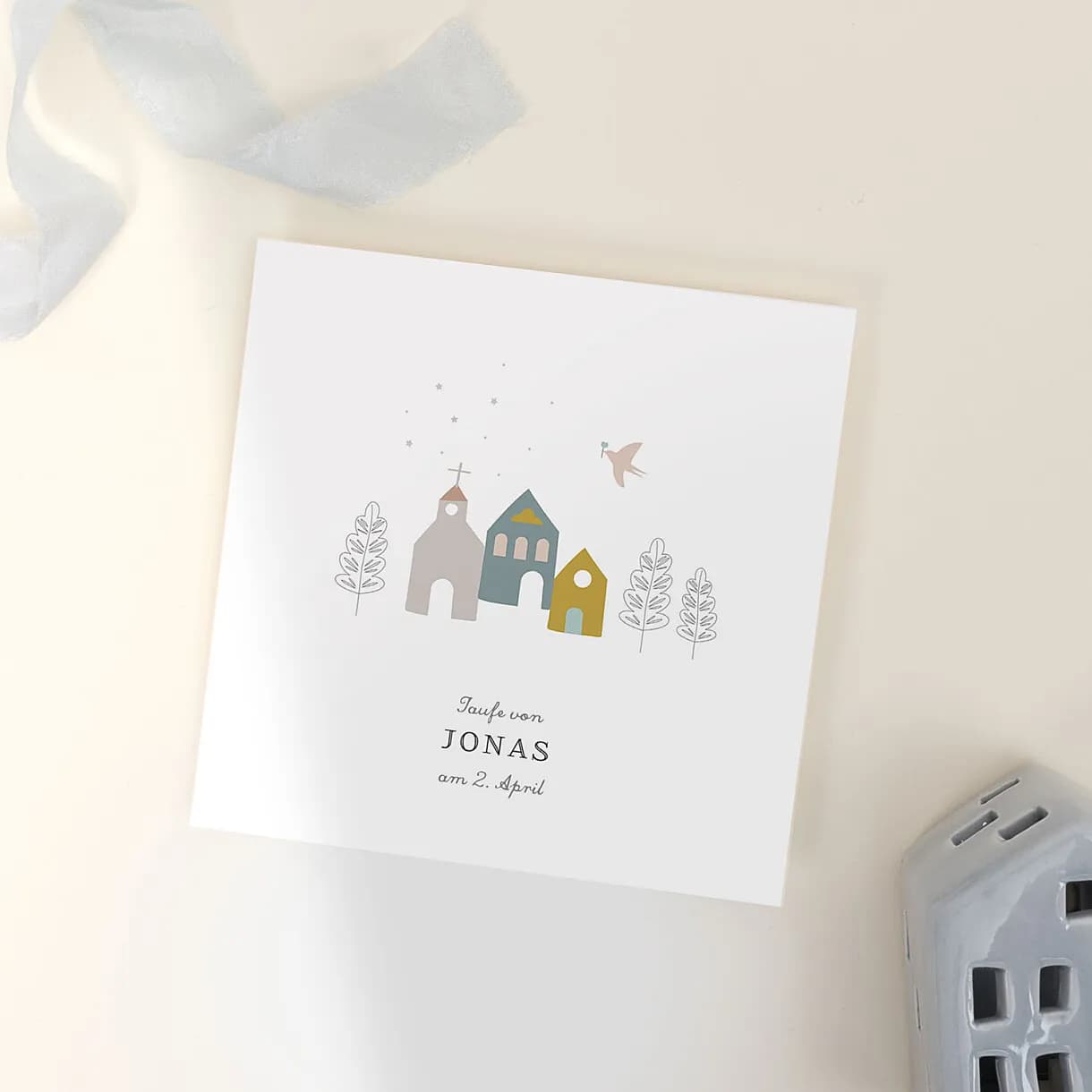 Taufeinladung Kirchplatz