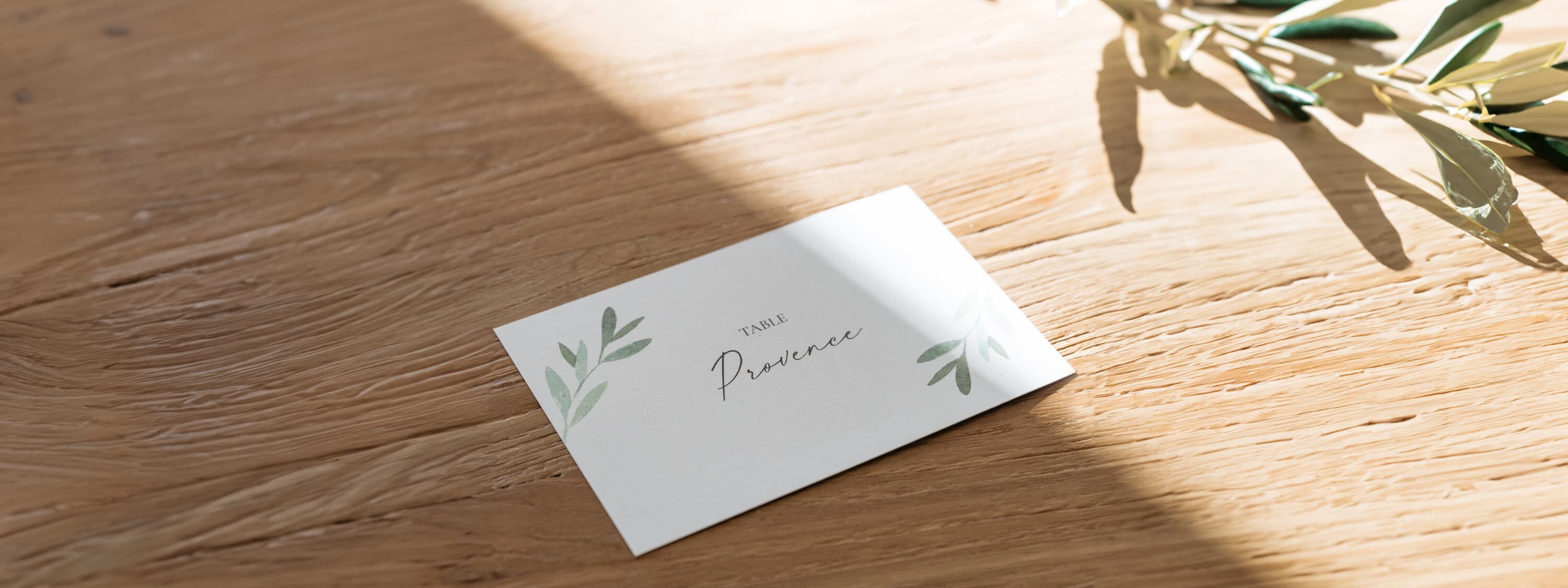 Tischkarten Hochzeit originell