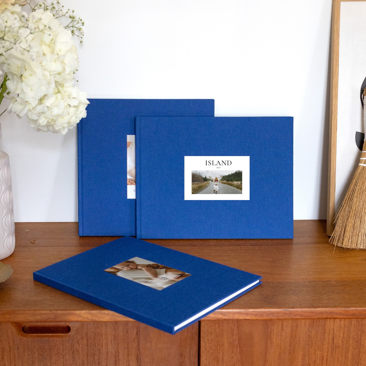 Fotobuch mit Stoffeinband Fotoprägung