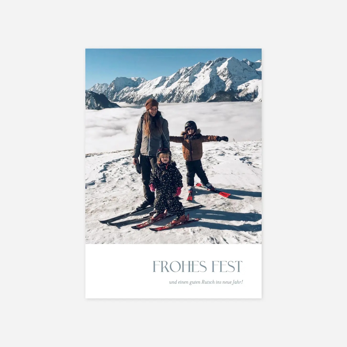 Weihnachtskarte Einzigartig