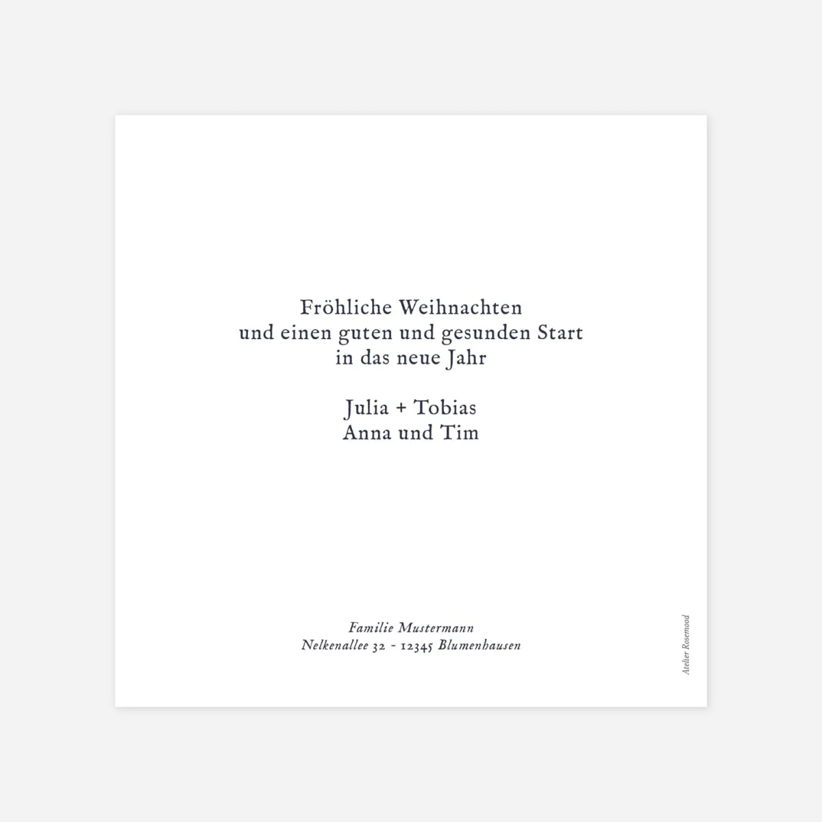 Weihnachtskarte 8 Fotos