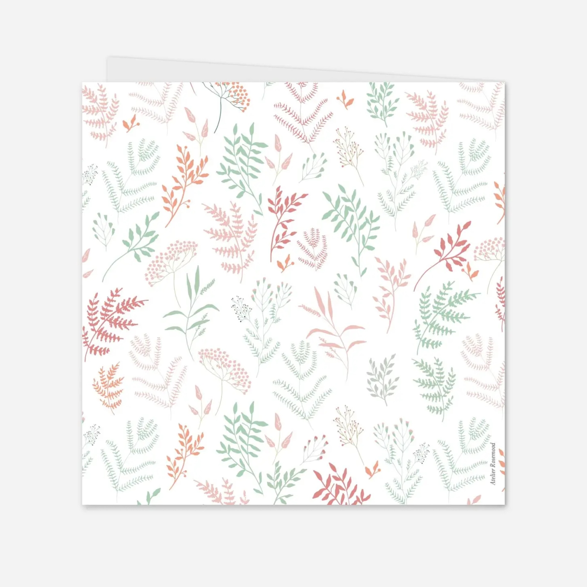 Taufeinladung Liberty Blumen