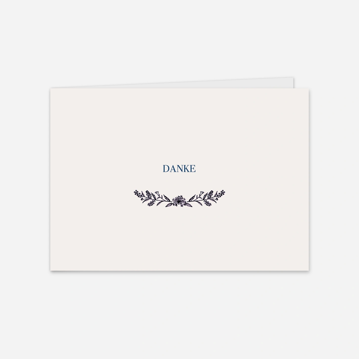 Dankeskarte Hochzeit Naturnah