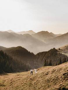 Elopement, Heiraten in den Bergen, zu Zweit